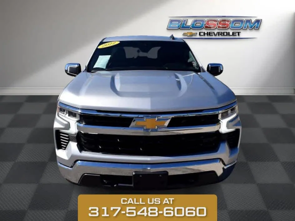 Silver 2022 Chevrolet Silverado 1500 LT for sale in Indianapolis, IN