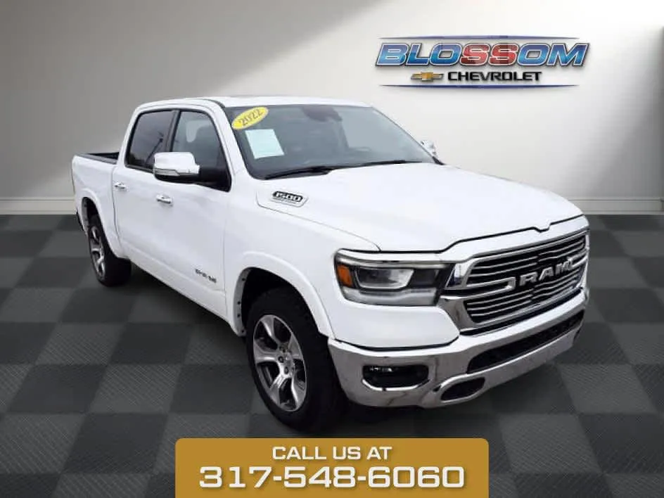 White 2022 Ram 1500 Laramie for sale in Indianapolis, IN