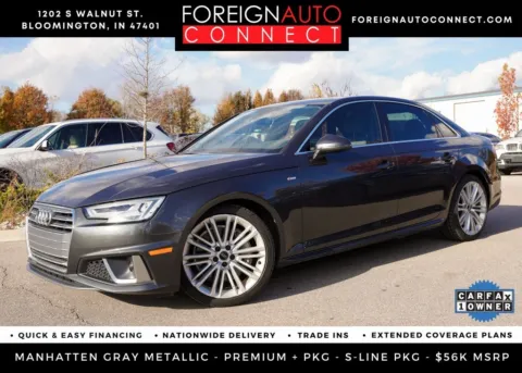 Gray 2019 Audi A4 2.0T Premium Plus for sale in Bloomington, IN