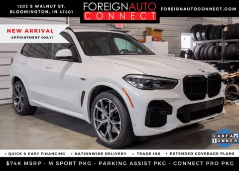 White 2023 BMW X5 xDrive45e for sale in Bloomington, IN