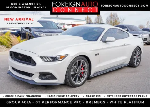 White 2017 Ford Mustang GT Premium for sale in Bloomington, IN