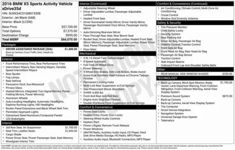 Photos of 2016 BMW X5 xDrive35d for sale in Bloomington, IN at Foreign Auto Connect