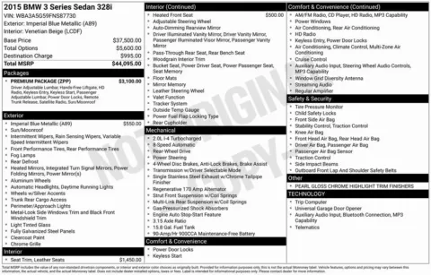 Photos of 2015 BMW 3 Series 328i for sale in Bloomington, IN at Foreign Auto Connect