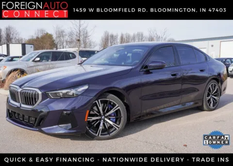 Blue 2024 BMW 5 Series 540i xDrive for sale in Bloomington, IN