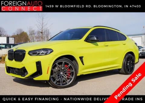 Yellow 2022 BMW X4 M Competition for sale in Bloomington, IN