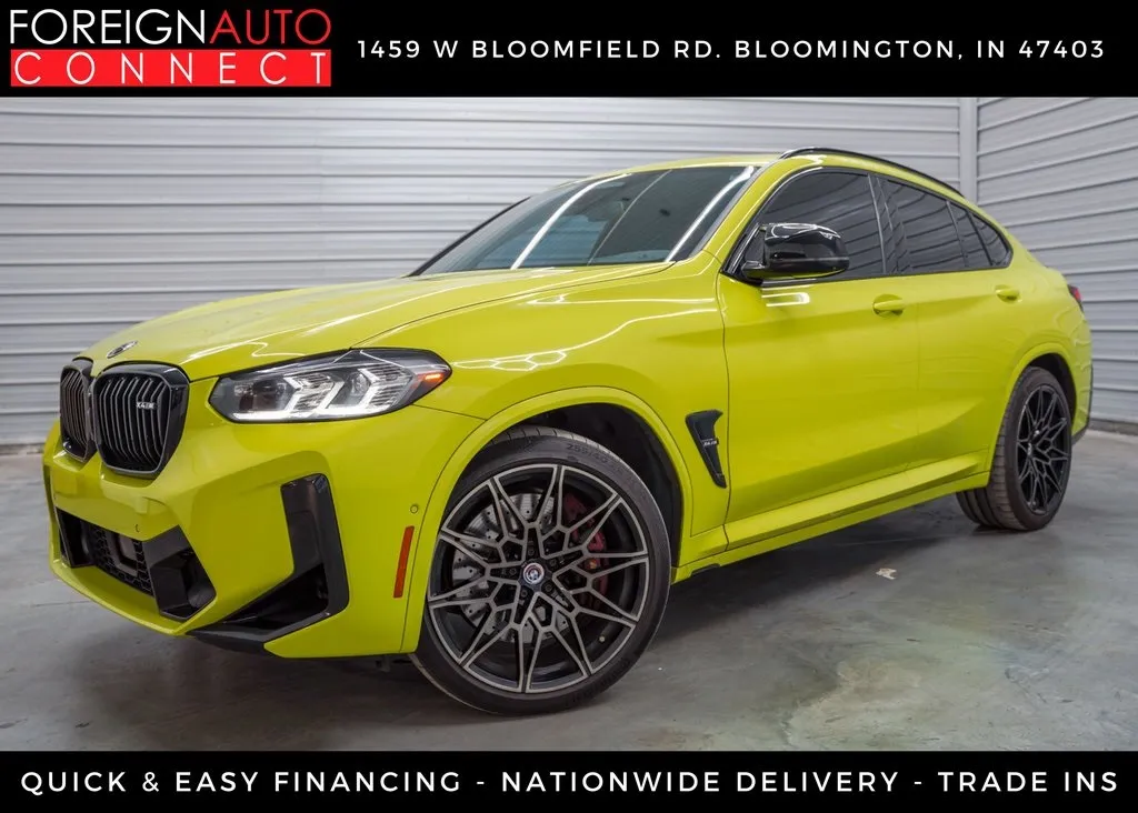 Yellow 2022 BMW X4 M for sale in Bloomington, IN