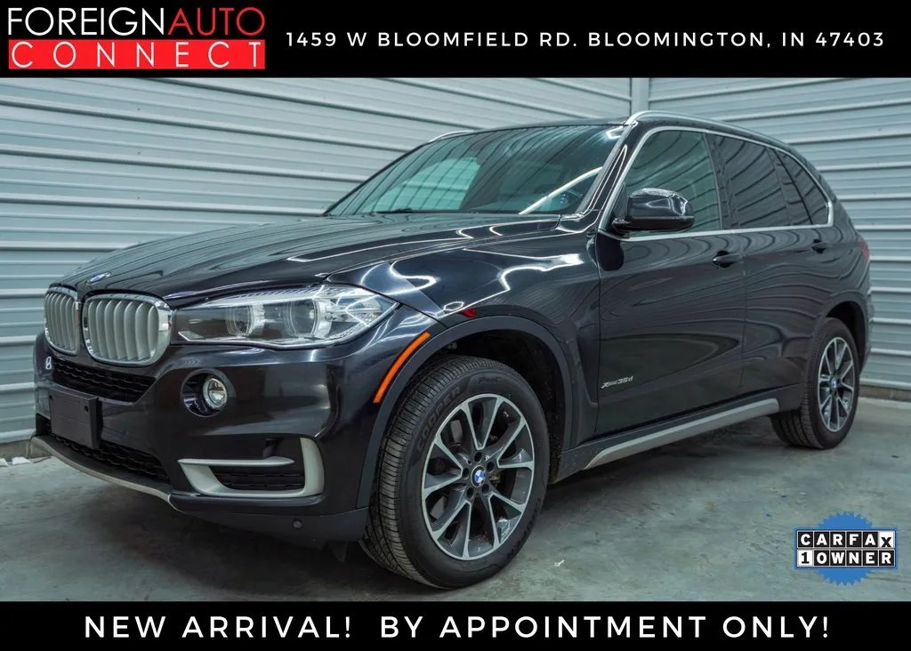Black 2017 BMW X5 xDrive35d for sale in Bloomington, IN