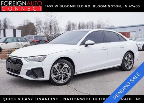 White 2021 Audi A4 45 S line Premium Plus for sale in Bloomington, IN