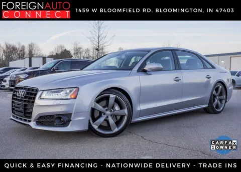 Silver 2018 Audi A8 L 4.0T Sport for sale in Bloomington, IN