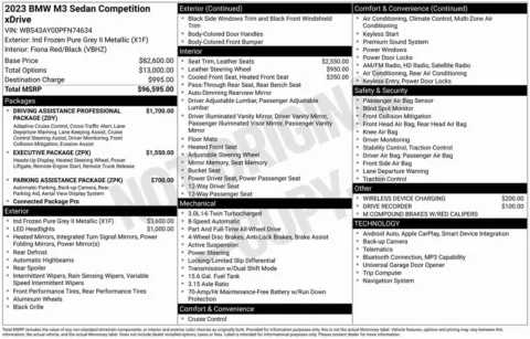 Photos of 2023 BMW M3 Competition for sale in Bloomington, IN at Foreign Auto Connect