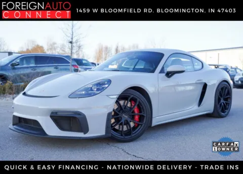 Gray 2020 Porsche 718 Cayman GT4 for sale in Bloomington, IN