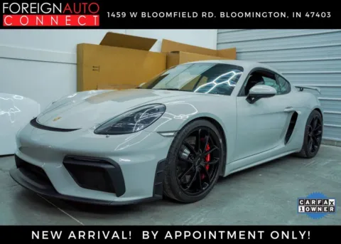 Gray 2020 Porsche 718 Cayman GT4 for sale in Bloomington, IN