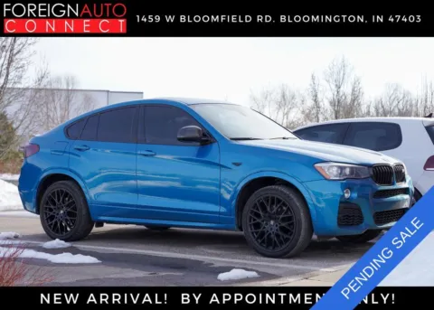 Blue 2017 BMW X4 M40i for sale in Bloomington, IN