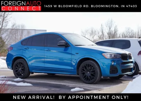 Blue 2017 BMW X4 M40i for sale in Bloomington, IN