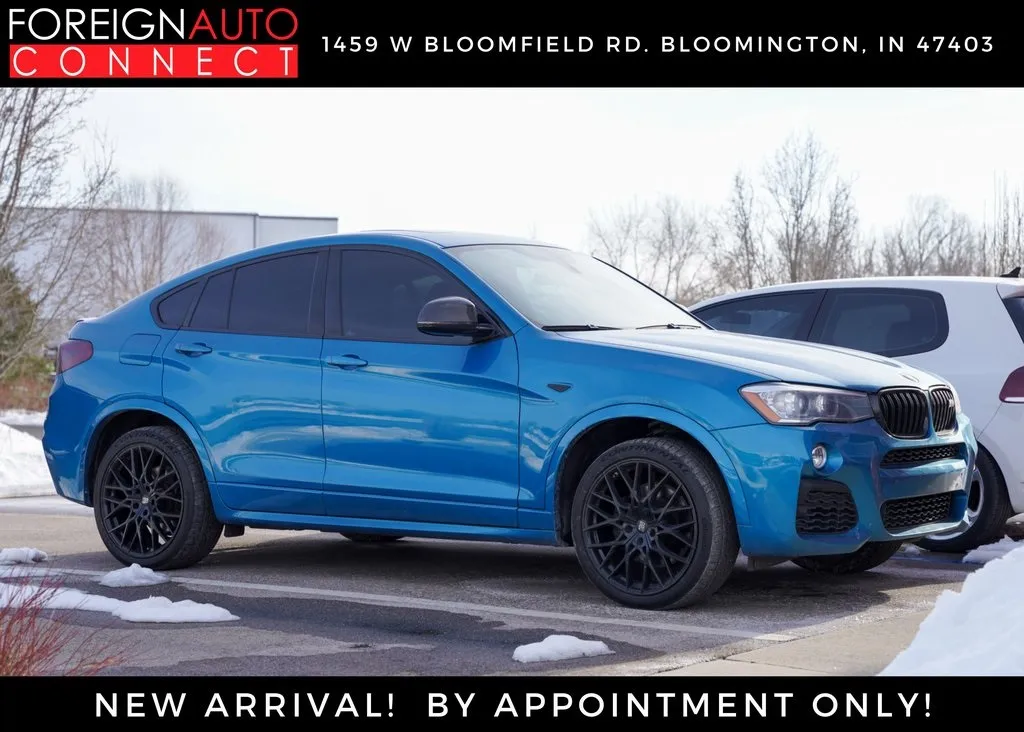 Blue 2017 BMW X4 M40i for sale in Bloomington, IN