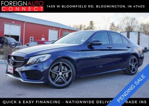 Blue 2016 Mercedes-Benz C-Class C 450 AMG for sale in Bloomington, IN