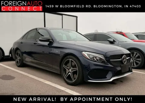 Blue 2016 Mercedes-Benz C-Class C 450 AMG for sale in Bloomington, IN