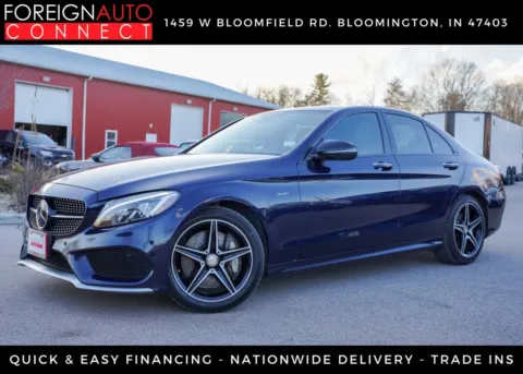 Blue 2016 Mercedes-Benz C-Class C 450 AMG for sale in Bloomington, IN