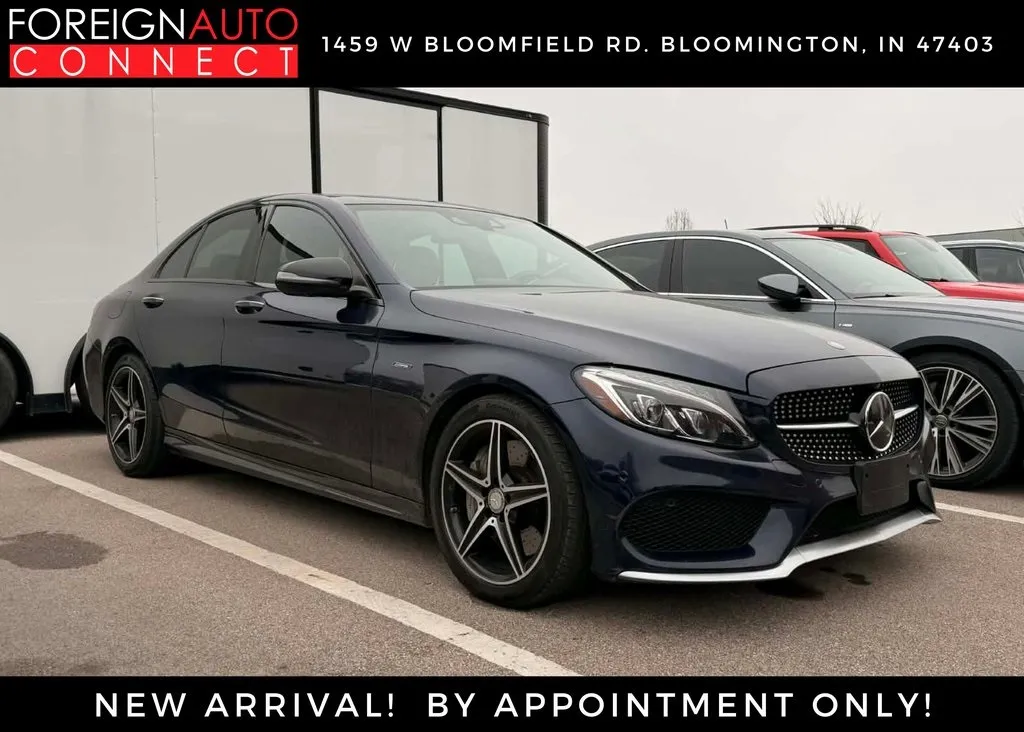 Blue 2016 Mercedes-Benz C-Class C 450 AMG for sale in Bloomington, IN
