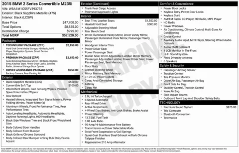 Photos of 2015 BMW 2 Series M235i for sale in Bloomington, IN at Foreign Auto Connect