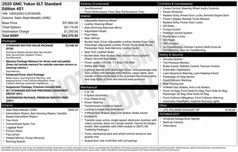 Photos of 2020 GMC Yukon SLT Standard Edition for sale in Bloomington, IN at Foreign Auto Connect