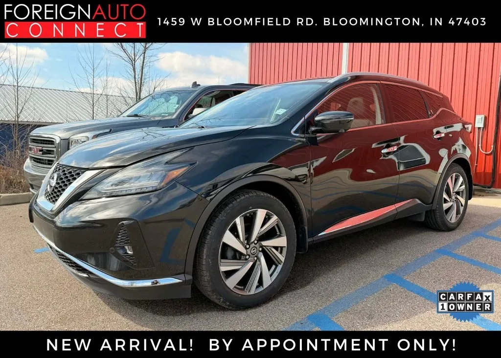 Black 2019 Nissan Murano SL for sale in Bloomington, IN