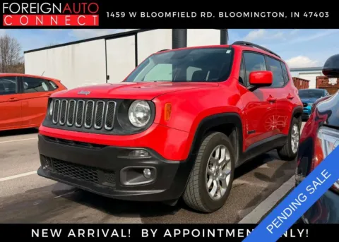 Red 2018 Jeep Renegade Latitude for sale in Bloomington, IN