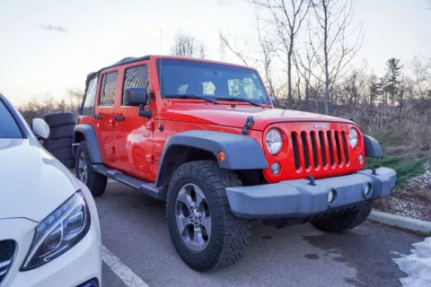 Another view of 2015 Jeep Wrangler Unlimited Sport for sale in Bloomington, IN at Foreign Auto Connect