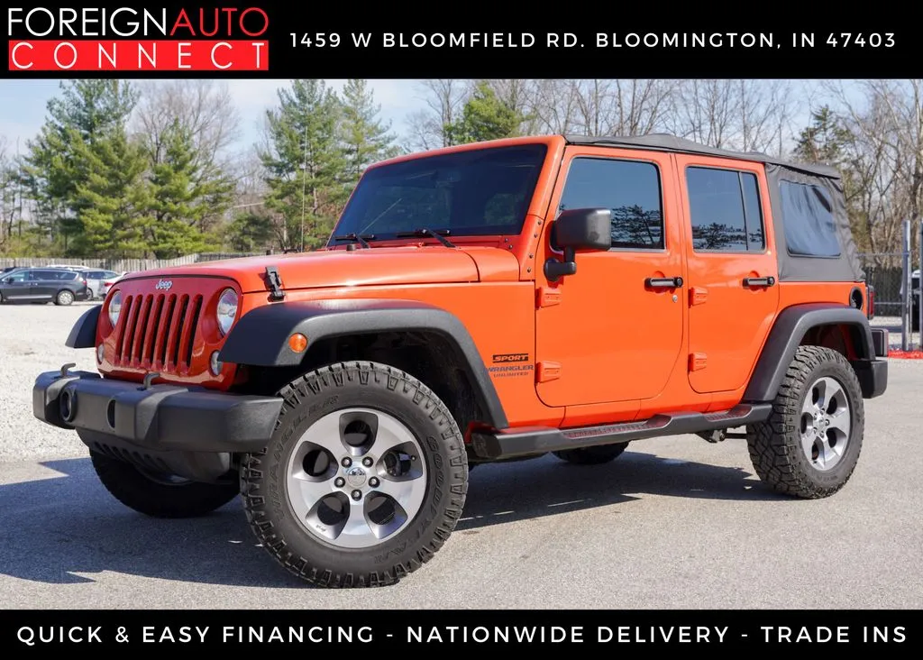2015 Jeep Wrangler Unlimited Sport for sale in Bloomington, IN