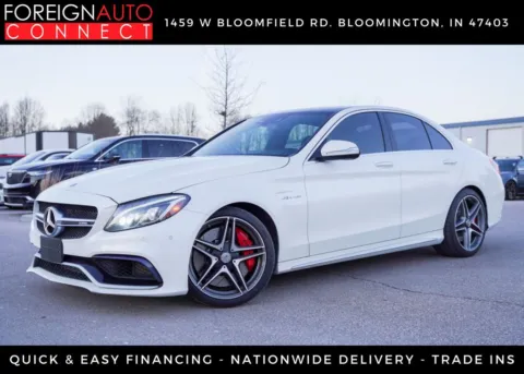 White 2015 Mercedes-Benz C-Class C 63 S AMG for sale in Bloomington, IN