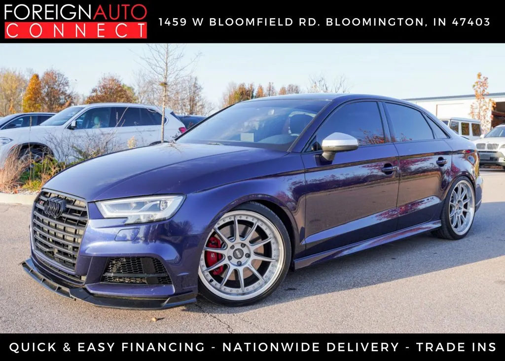 Blue 2017 Audi S3 2.0T Premium Plus for sale in Bloomington, IN