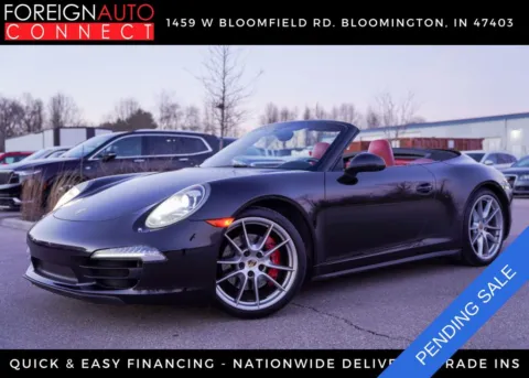 Black 2014 Porsche 911 Carrera 4S for sale in Bloomington, IN