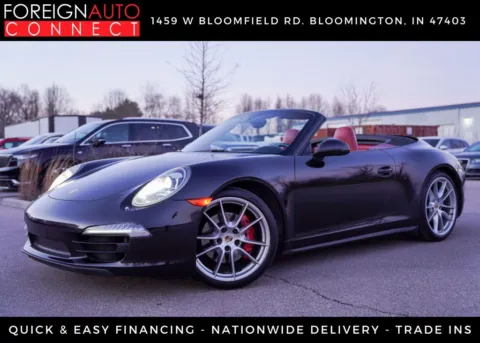 Black 2014 Porsche 911 Carrera 4S for sale in Bloomington, IN