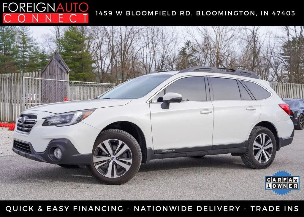 White 2018 Subaru Outback 2.5i for sale in Bloomington, IN