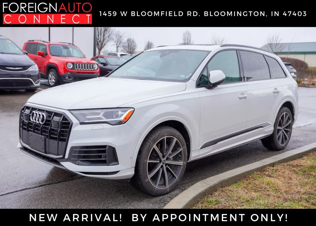 White 2022 Audi Q7 55 Premium Plus for sale in Bloomington, IN