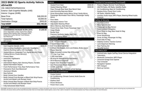 Photos of 2023 BMW X3 xDrive30i for sale in Bloomington, IN at Foreign Auto Connect
