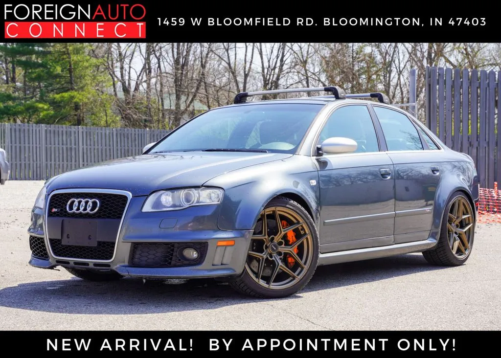 Black 2007 Audi RS 4 4.2L for sale in Bloomington, IN