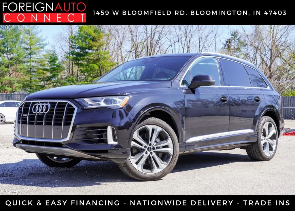 Black 2021 Audi Q7 55 Premium Plus for sale in Bloomington, IN