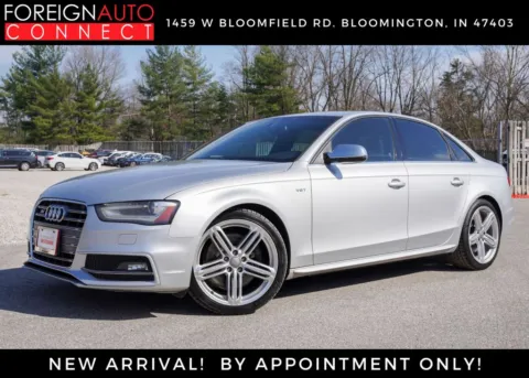 Silver 2014 Audi S4 3.0T Premium Plus for sale in Bloomington, IN