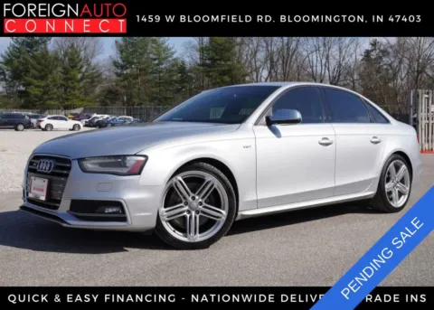 Silver 2014 Audi S4 3.0T Premium Plus for sale in Bloomington, IN
