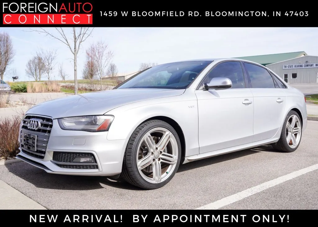 Silver 2014 Audi S4 3.0T Premium Plus for sale in Bloomington, IN
