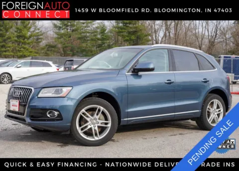 Blue 2016 Audi Q5 2.0T Premium Plus for sale in Bloomington, IN