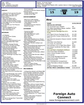 Photos of 2020 Porsche Cayenne Turbo for sale in Bloomington, IN at Foreign Auto Connect