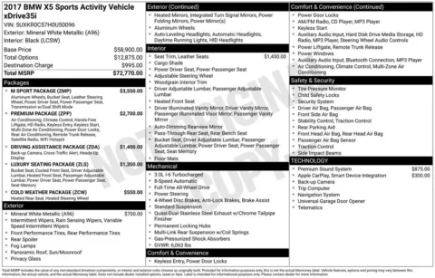 Photos of 2017 BMW X5 xDrive35i for sale in Bloomington, IN at Foreign Auto Connect