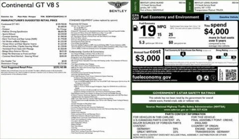 Photos of 2015 Bentley Continental GT V8 S for sale in Bloomington, IN at Foreign Auto Connect