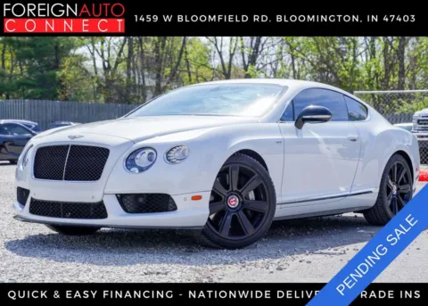 Black 2015 Bentley Continental GT V8 S for sale in Bloomington, IN