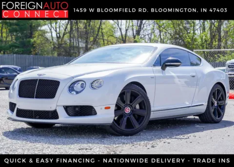 Black 2015 Bentley Continental GT V8 S for sale in Bloomington, IN