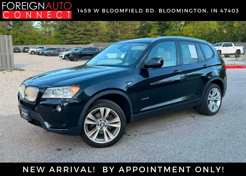Black 2014 BMW X3 xDrive35i for sale in Bloomington, IN