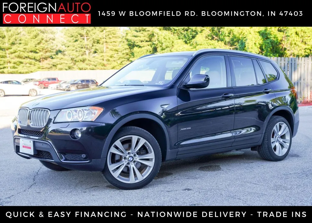 Black 2014 BMW X3 xDrive35i for sale in Bloomington, IN