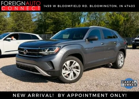 Black 2021 Volkswagen Atlas Cross Sport 2.0T SEL for sale in Bloomington, IN